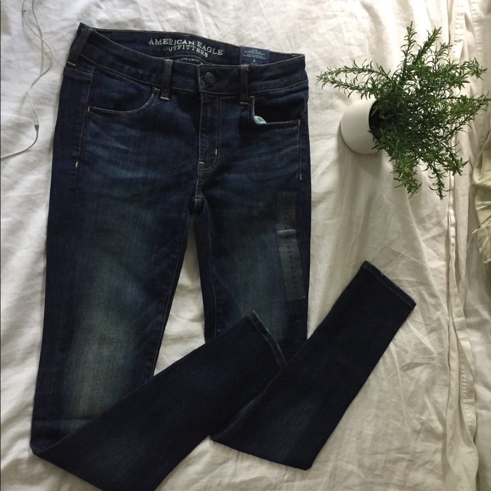 Denim Navy Blue Jeans
